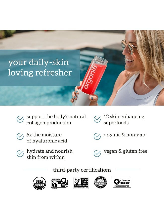 Organifi - Organifi Glow - Vegan Collagen Powder for Women - Organic Flavored Water Ingredient, 30 Servings - Image 1