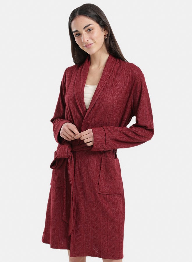 Carina Self-Pattern Relaxed Robe - Image 2