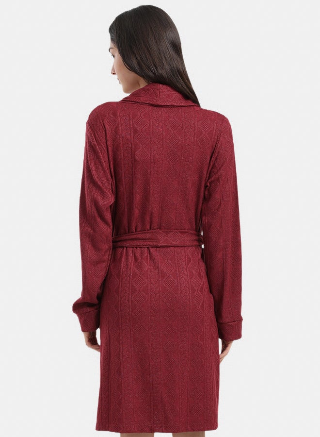 Carina Self-Pattern Relaxed Robe - Image 4
