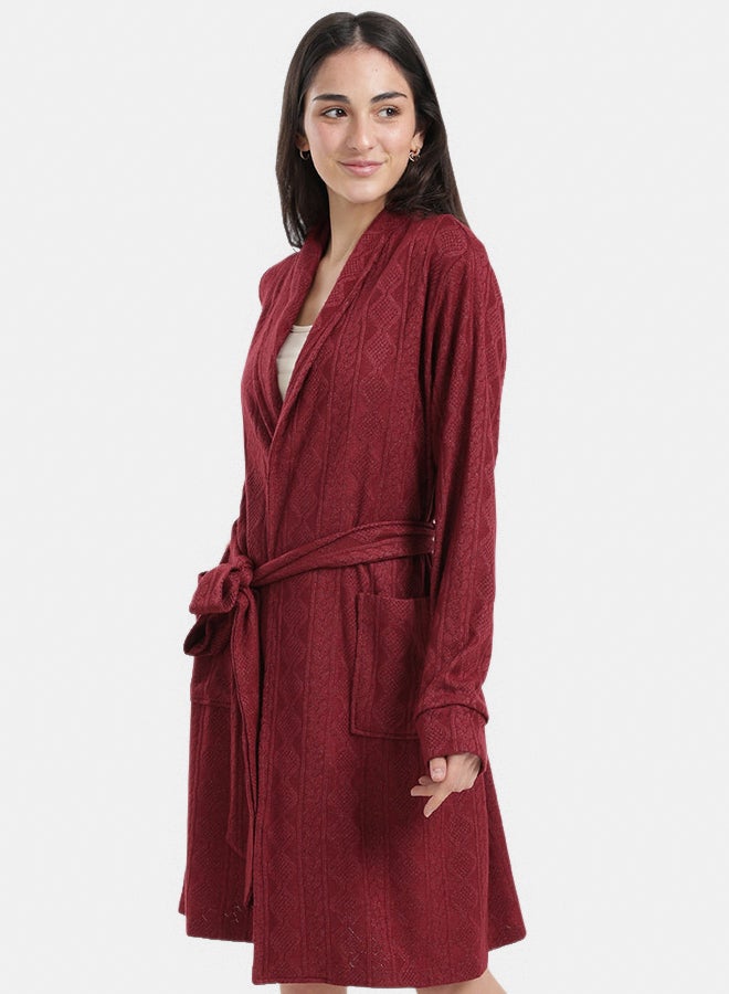 Carina Self-Pattern Relaxed Robe - Image 3