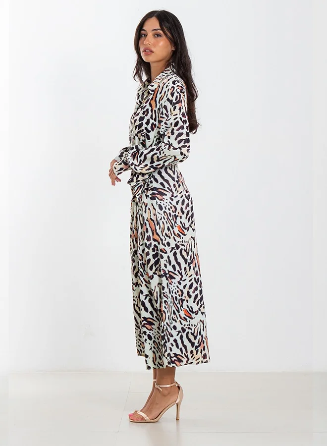 SHAPES Animal Print Dress