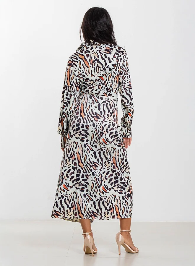 SHAPES Animal Print Dress