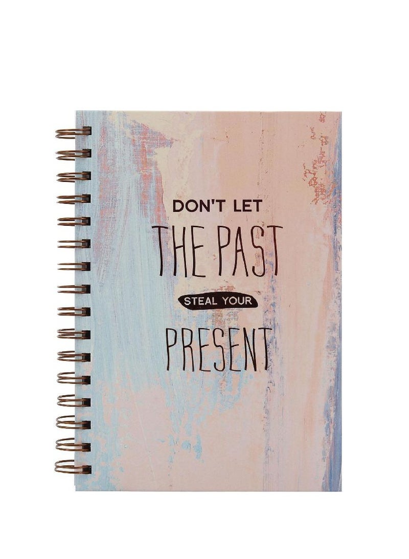 ROCO Notebook "Don't Let The Past Steal Your Present"A5100 Sheets - Image 1