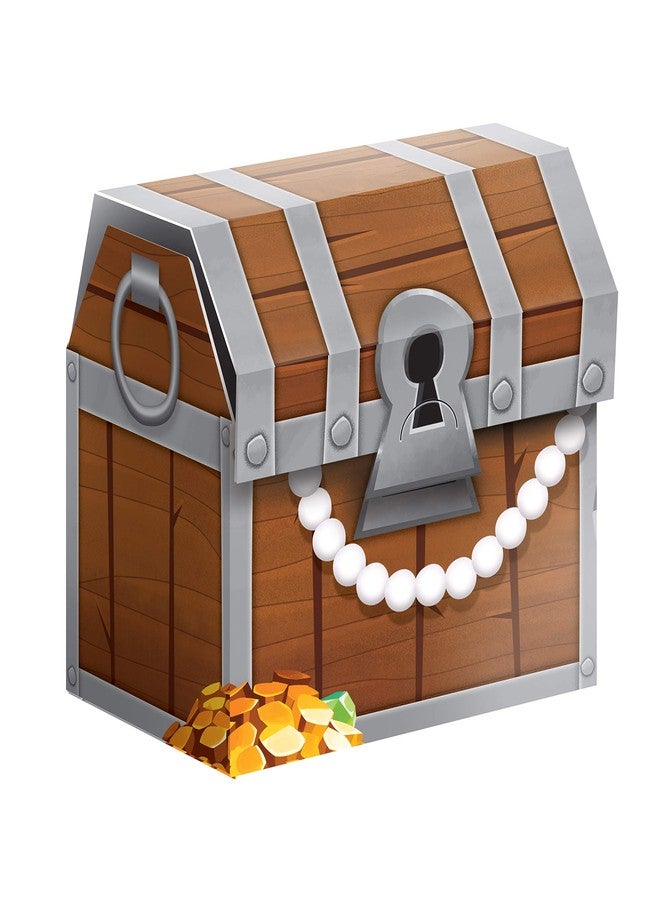 Creative Converting Treasure Island Pirate Favor Boxes, 8 ct, Multicolor, 3.25 in x 2.5 in, 8 ct - Image 1