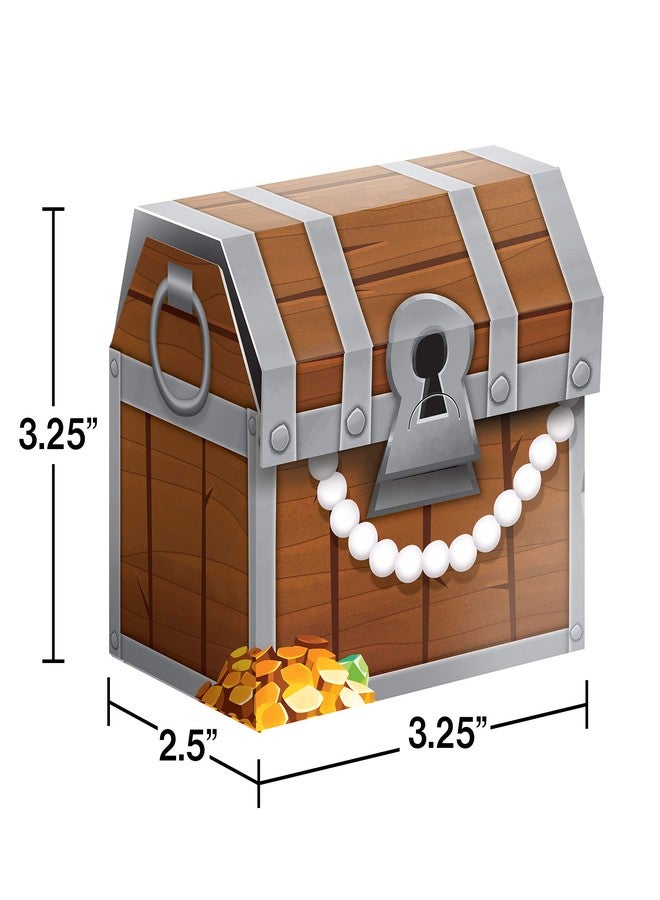 Creative Converting Treasure Island Pirate Favor Boxes, 8 ct, Multicolor, 3.25 in x 2.5 in, 8 ct - Image 2