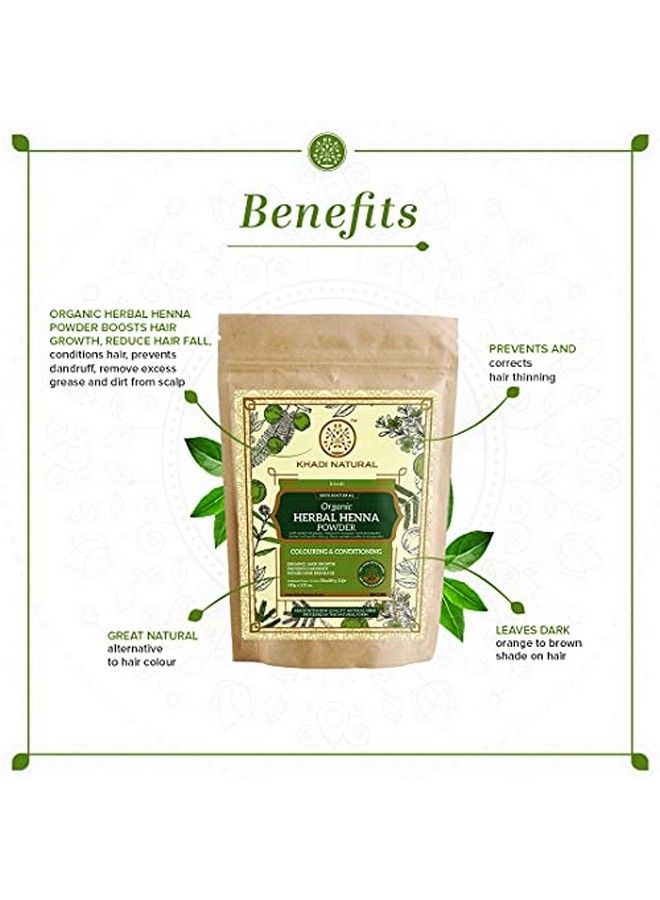 Khadi Natural مسحوق الحناء العشبي العضوي - Image 5