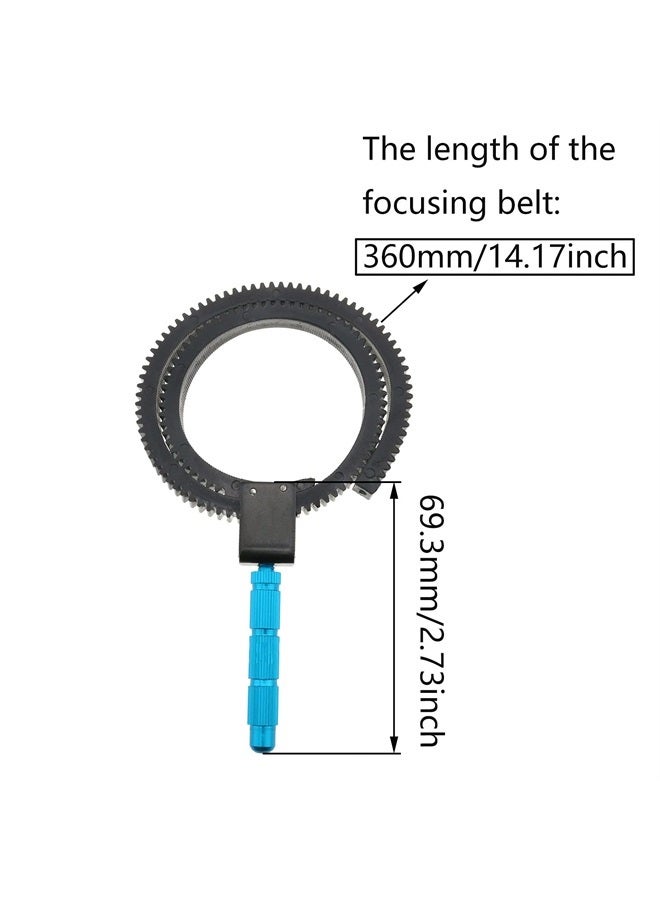 CZQC Follow Focus Zoom Lever 2PCS Adjustable Manual Flexible Focus Gear Ring Belt and Handle for DSLR Camera Zoom Lens  - Image 2