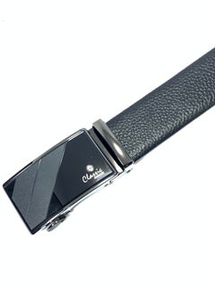 Classic Milano Classic Milano Men’s Leather Belt for men Fashion Belt Ratchet Dress Belts for men with Automatic Click Buckle for Mens Belt Enclosed in an Elegant Gift Box ALTHQ-3705-5 (Black) by Milano Leather  - Image 4