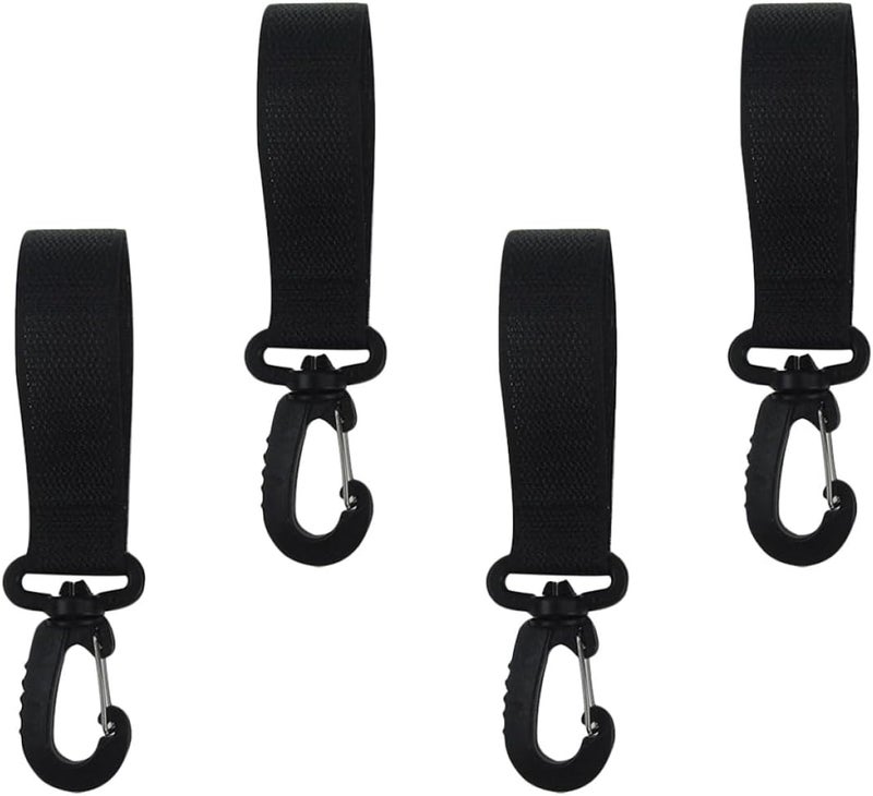 4pcs Adjustable Kayak Paddle Hook Buckles Paddle Holder Straps with Hook and Loop Fastener for Canoe and Kayak Fixing Outdoor Water Sports Accessories - Image 1