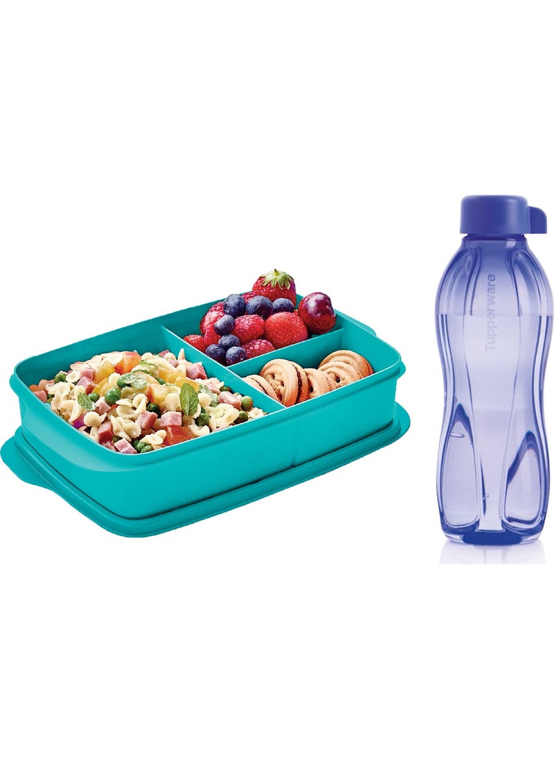 Tupperware Compartmented Lunch Box Eco Bottle 500 ml 