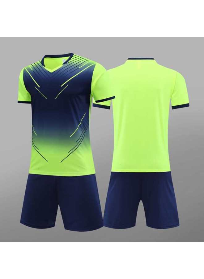 Children's Football Clothes Set Boys And Girls Jersey Customized Training Clothes Primary And Middle School Students' Campus Football Team