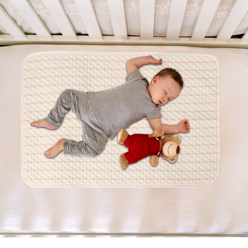1pc Baby Mattress Infant Piss Mat Piss Mat for Baby (Beige) - Image 2