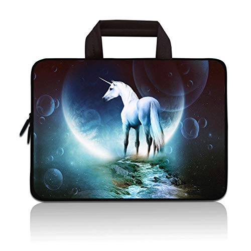 Baocool 11 11.6 12 12.1 12.5 inch Laptop Carrying Bag Chromebook Case Notebook Ultrabook Bag Tablet Cover Neoprene Sleeve for Apple MacBook Air Samsung Google Acer HP DELL Lenovo Asus(Unicorn) - Image 3
