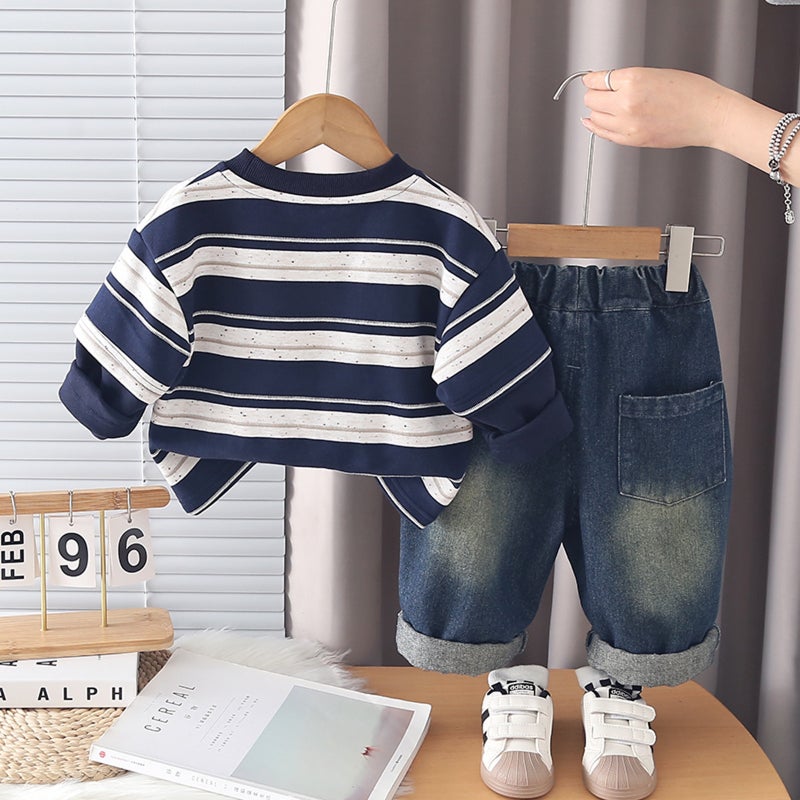 ChicPoint 2 Pcs 2-5years Boys Pants Suit - Image 2