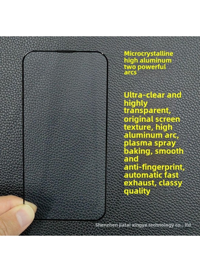 Applicable To Apple 14 Large Window Purple Light IPhone13pro High Aluminum Five Strong Anti Blue Light 12 11 XR 8Plus-Color:Purple Light Large Window High Aluminum Five Strong Black-Size:Apple 12PROMAX - Image 4