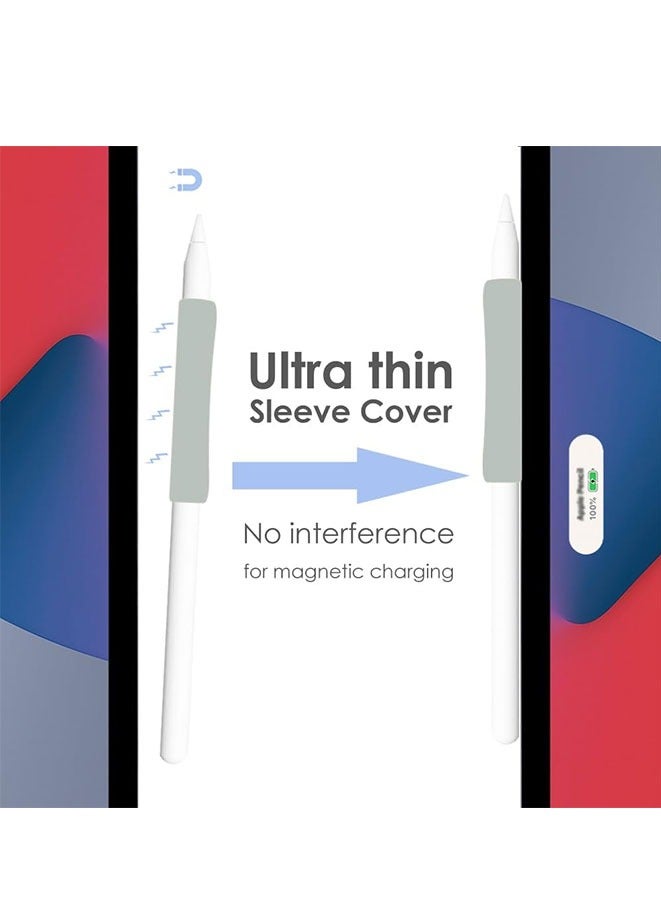 Muyixin 4-Pack Ergonomics Grip Holder for Apple Pencil 2nd Gen/Apple Pencil Pro 2024 Accessory Silicone Protective Sleeve Cover Holder - Image 3