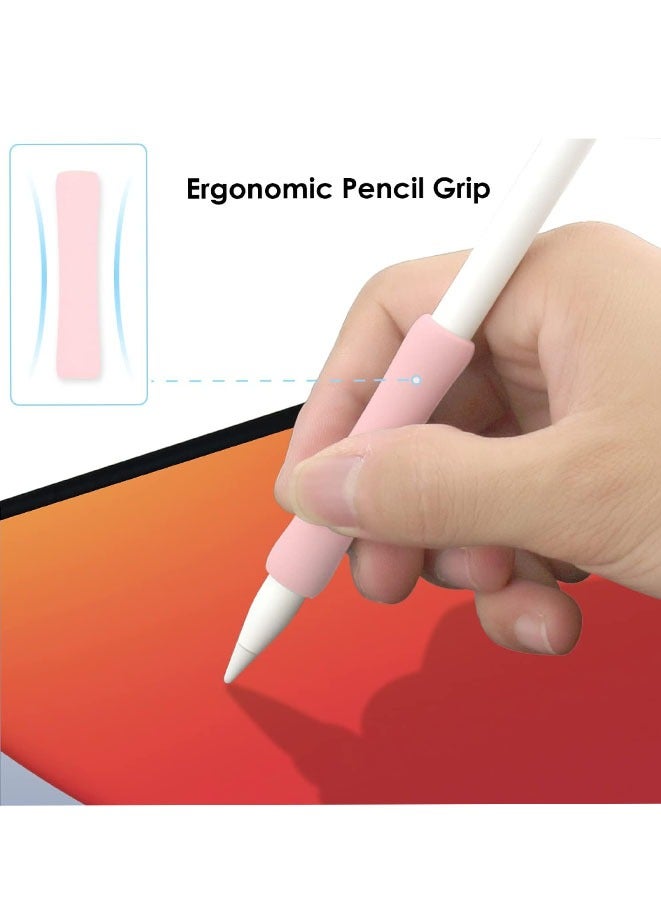 Muyixin 4-Pack Ergonomics Grip Holder for Apple Pencil 2nd Gen/Apple Pencil Pro 2024 Accessory Silicone Protective Sleeve Cover Holder - Image 4