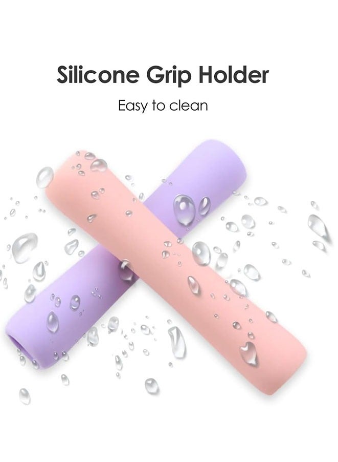 Muyixin 4-Pack Ergonomics Grip Holder for Apple Pencil 2nd Gen/Apple Pencil Pro 2024 Accessory Silicone Protective Sleeve Cover Holder - Image 5