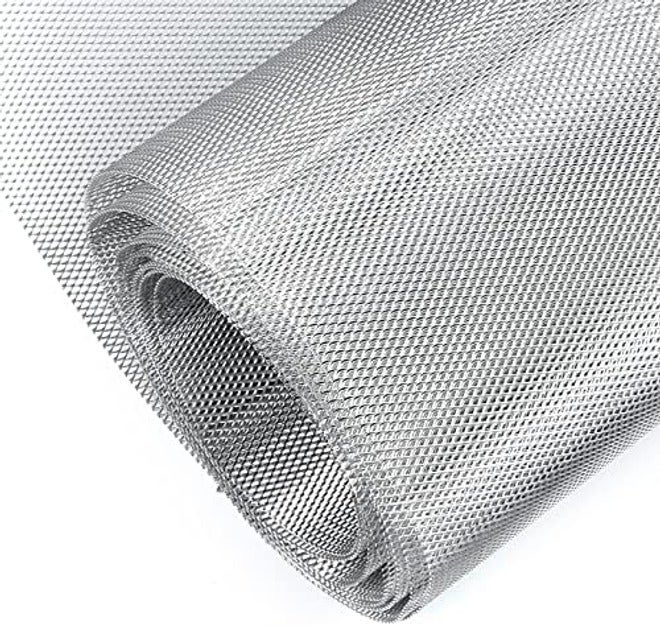 AggAuto 40"x13" Car Grill Mesh - Black Aluminum Alloy Rhombic Hole Bumper Grille Insert, Universal Fit - Image 3