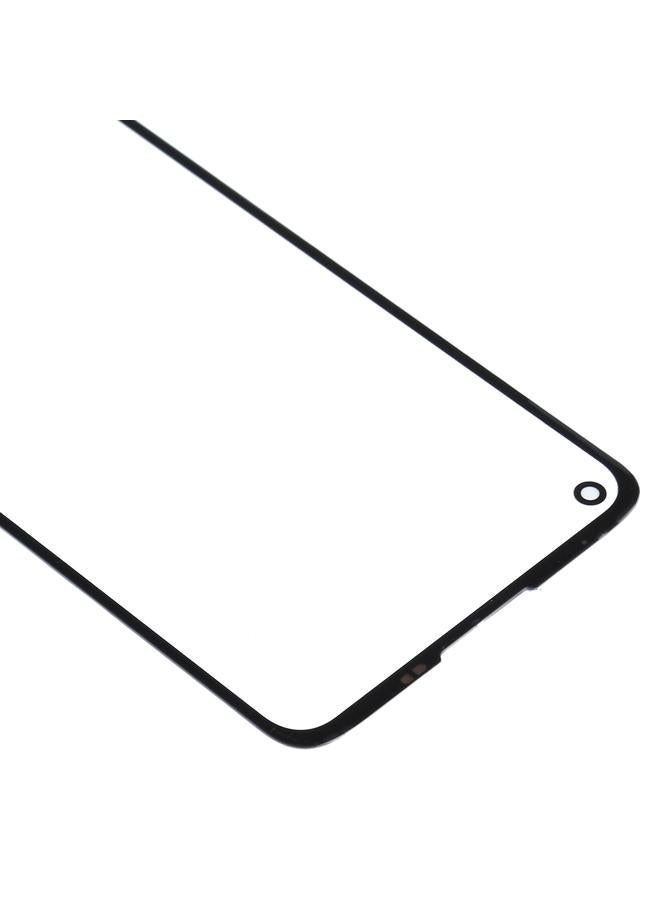 إيروريكس عدسة زجاجية خارجية للشاشة الأمامية لهاتف Motorola Moto G8 XT2045-1 (أسود) - Image 4