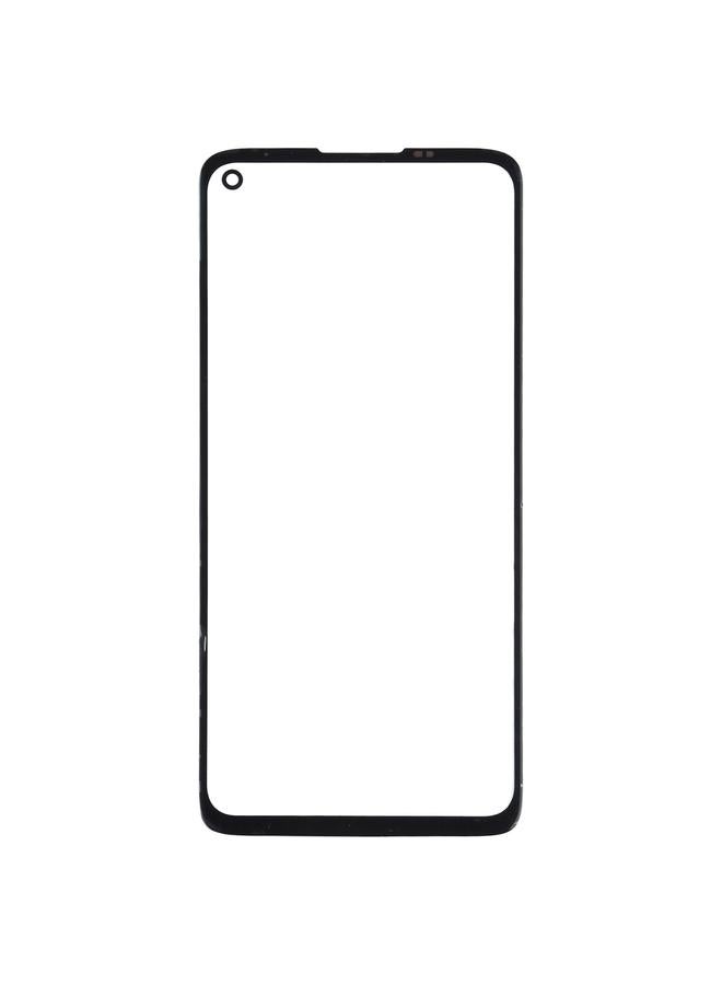 إيروريكس عدسة زجاجية خارجية للشاشة الأمامية لهاتف Motorola Moto G8 XT2045-1 (أسود) - Image 2
