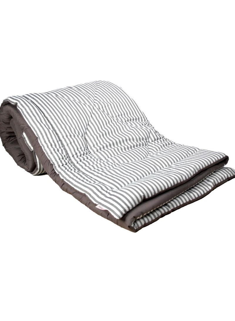 Tiba Buy One Get One Double Face Quilt  Striped Design - Image 5