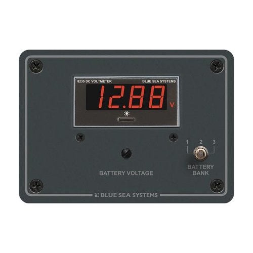 Blue Sea Systems 8051 DC Digital Voltmeter Panel - Image 1