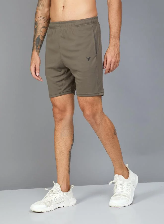 Technosport Technosport Solid Regular Fit Shorts