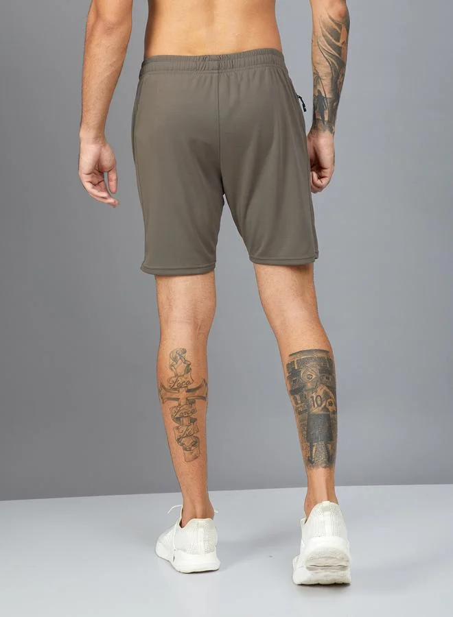Technosport Technosport Solid Regular Fit Shorts
