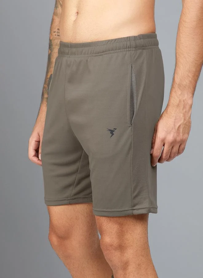Technosport Technosport Solid Regular Fit Shorts