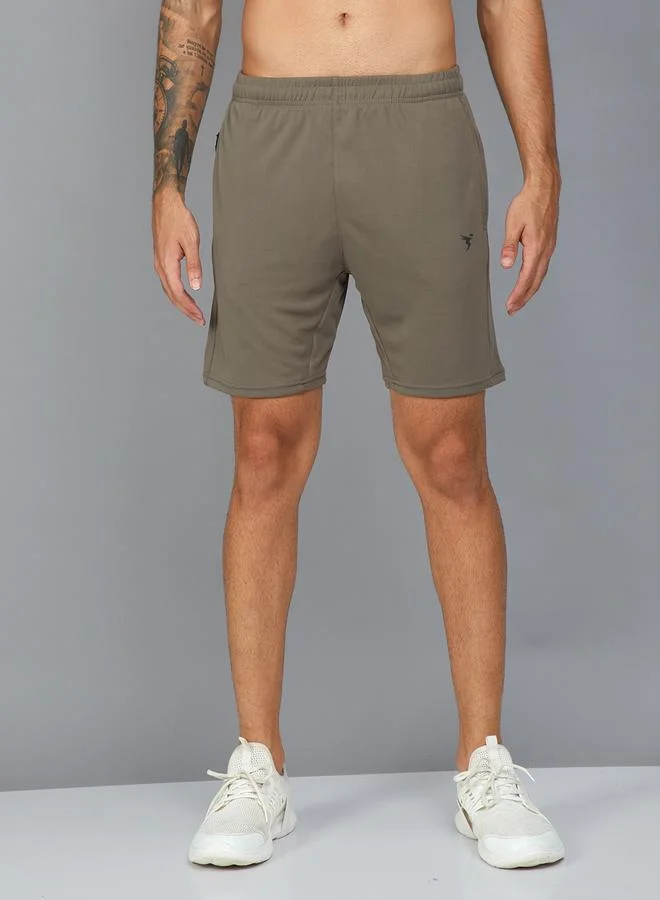 Technosport Technosport Solid Regular Fit Shorts