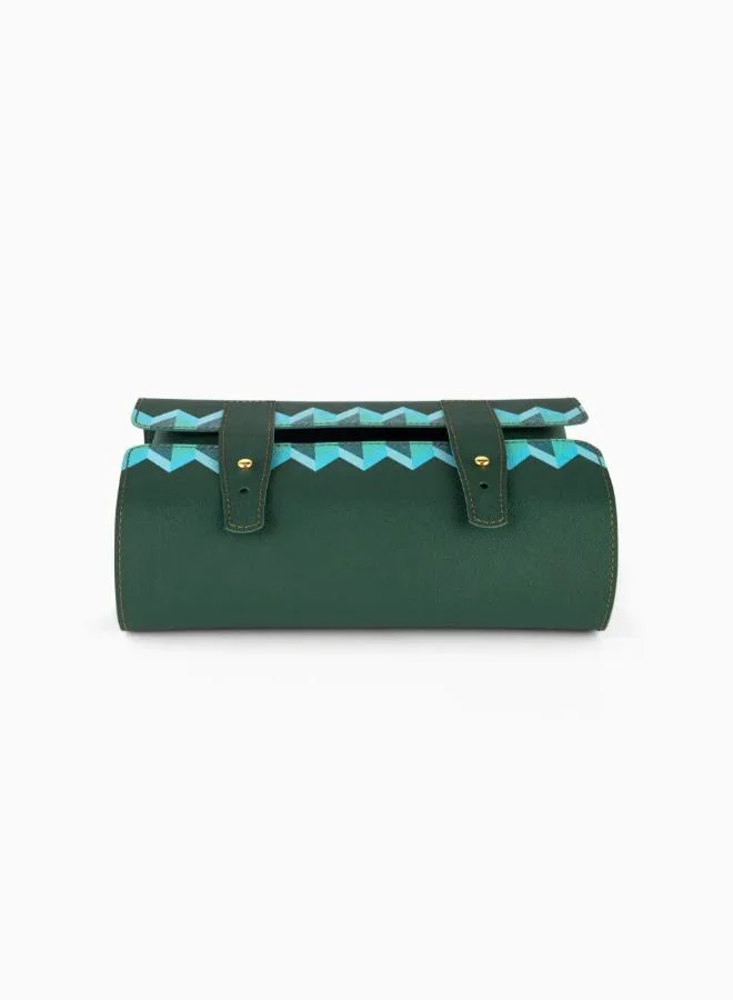 Silsal Emerald Green Bahja Tissue Box