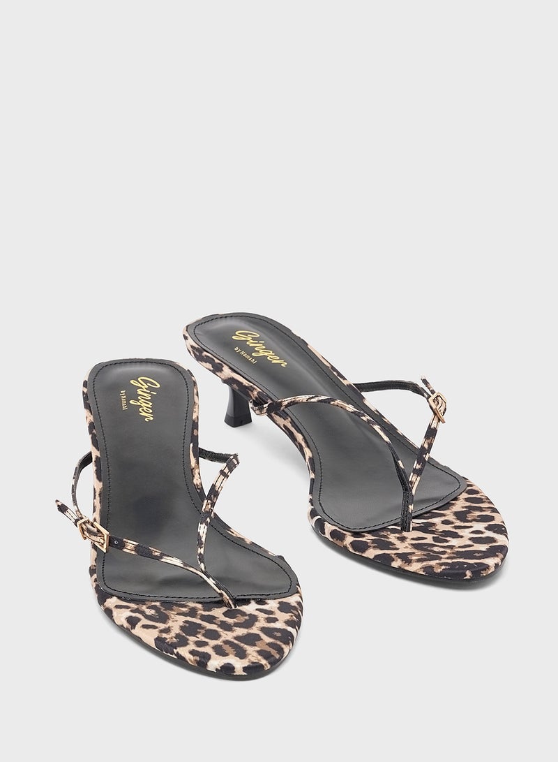Ginger Low Heel Thong Sandal - Image 4