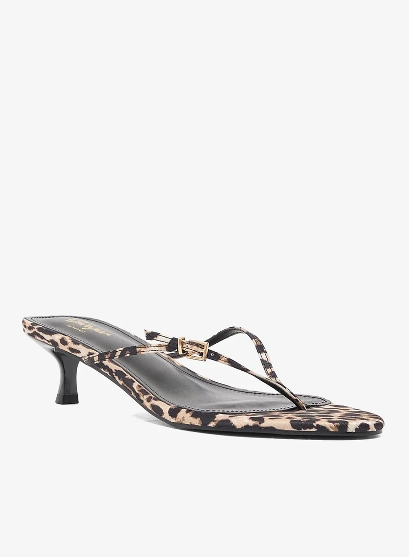 Ginger Low Heel Thong Sandal
