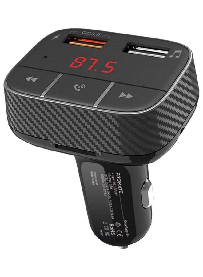 PROMATE Car Wireless FM Modulator With Quick Charge 3.0 Port - Image 1