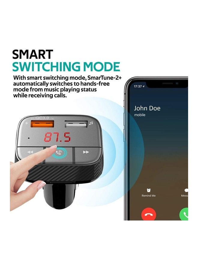 PROMATE Car Wireless FM Modulator With Quick Charge 3.0 Port - Image 3