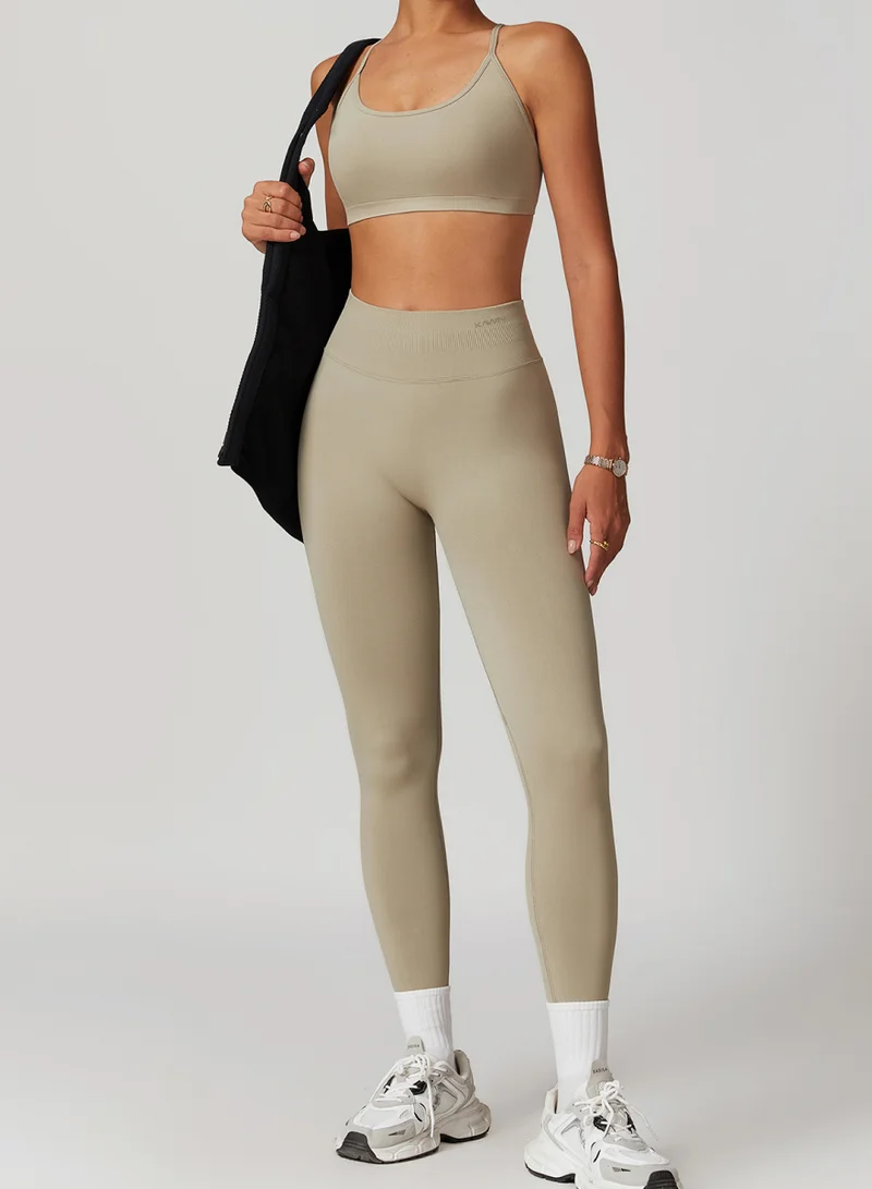 KAWN.YOGA Womens High Waist Scrunch Contour Leggings