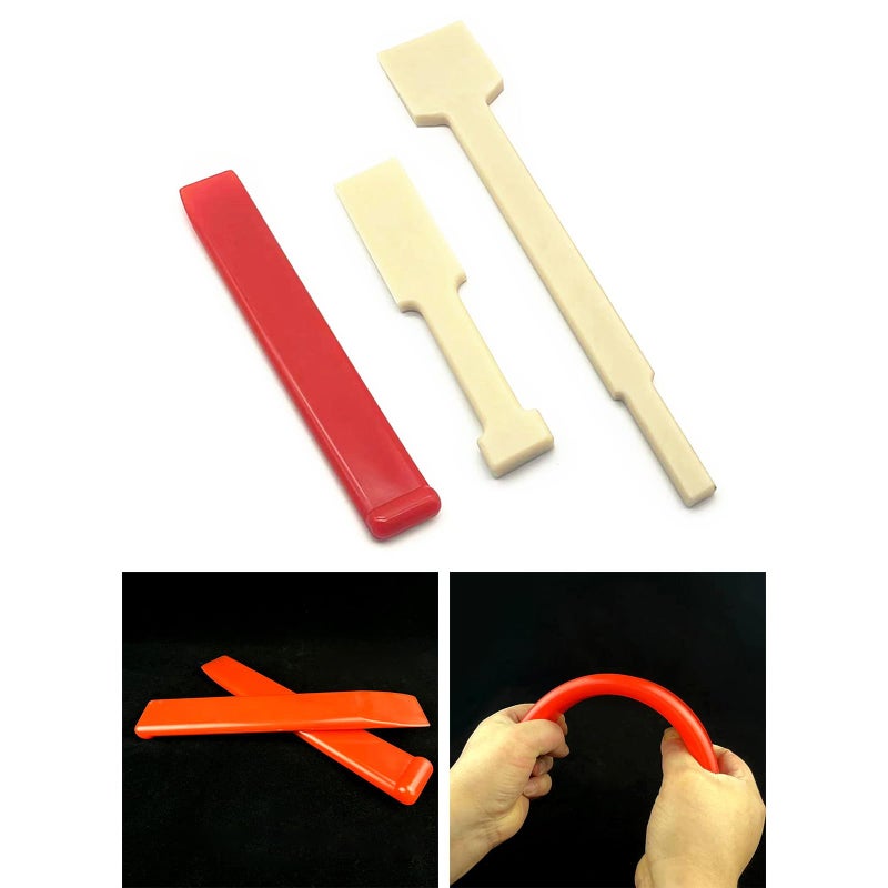 Red Car Dent Repair Tool Kit with Dent Removal Rods and Tendon Plates Set - Image 3