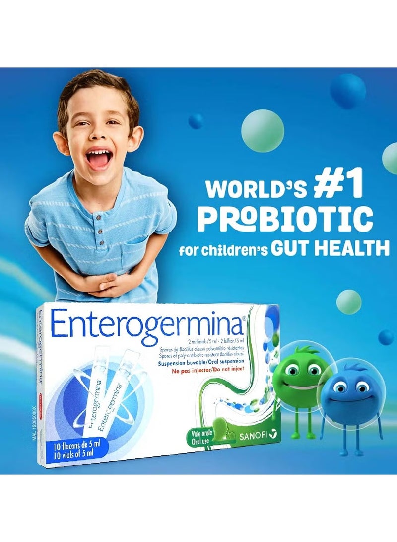 sanofi إنتيروجيرمينا معلق فموي 10 عد x 5 مل - Image 2