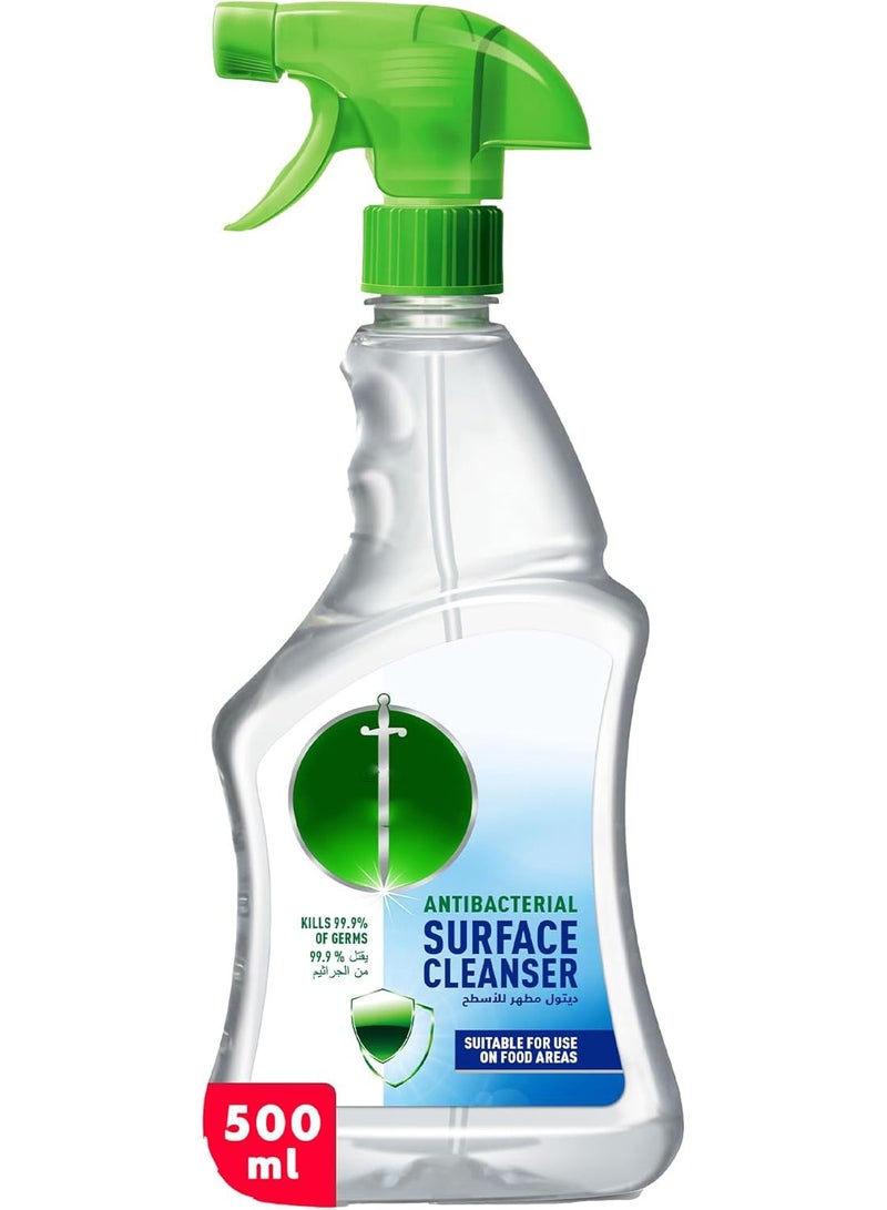 erorex Antibacterial Surface Cleanser 500ml Kills 99.9 Percent of Germs and Viruses Safe for Food Areas Fresh Protection Spray - Image 1