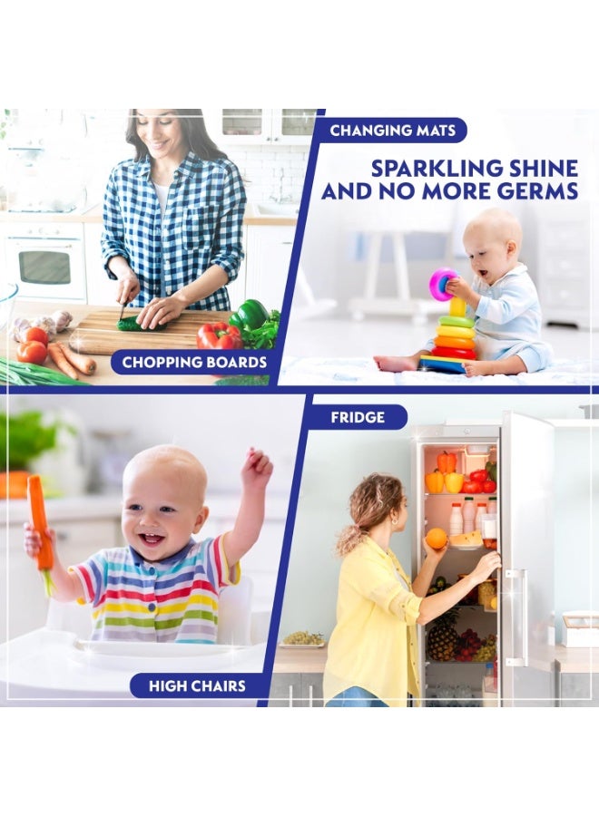 erorex Antibacterial Surface Cleanser 500ml Kills 99.9 Percent of Germs and Viruses Safe for Food Areas Fresh Protection Spray - Image 5