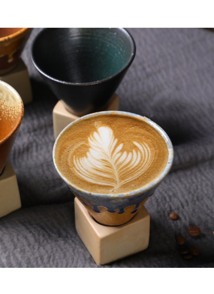 XiuWoo - Coffee ceramic cup with holder 200ml Coffee Cup Perfect For Cup or Mug Lovers - Image 1