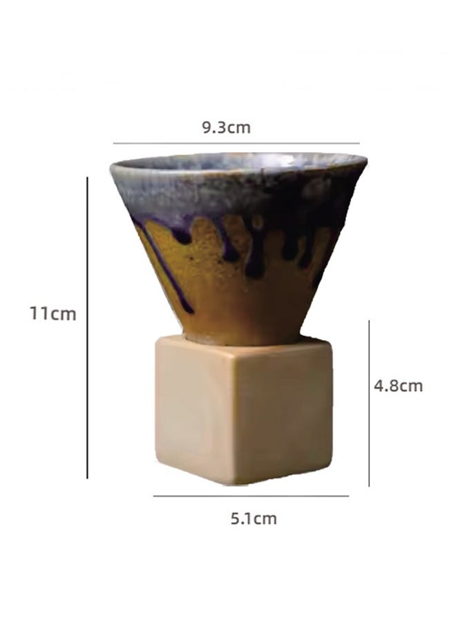 XiuWoo - Coffee ceramic cup with holder 200ml Coffee Cup Perfect For Cup or Mug Lovers - Image 1