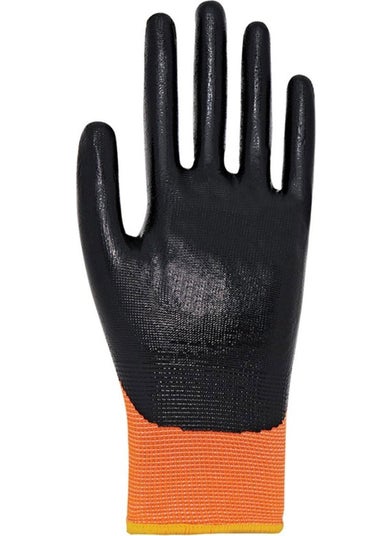 Handy Hn-16 Nitrile Coated Industrial Craftsman Gloves Protective Gloves 9/l (1 Pair)  - Image 4