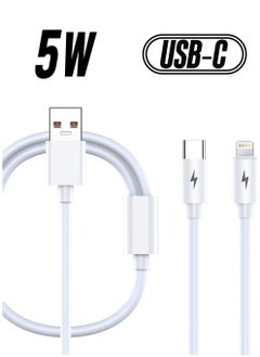 Apera BN93 iPhone Lightning and Type-C 2in1 Cable 5 Ampere Fast Charging Fast Charging  - Image 1