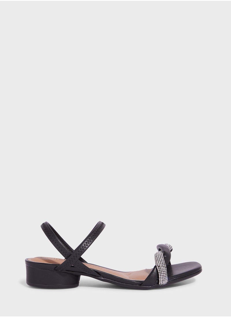 Beira Rio Adalyn Ankle Strap Low Heel Sandals  - Image 1