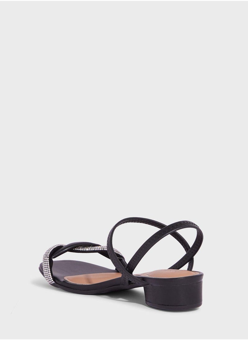 Beira Rio Adalyn Ankle Strap Low Heel Sandals  - Image 3