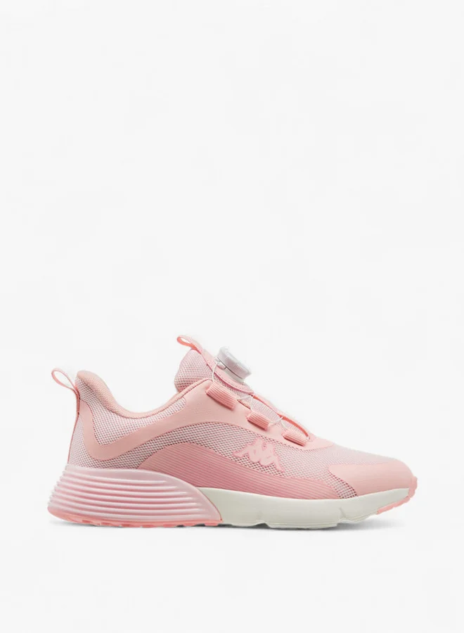 Kappa Girls' Panelled Sports Shoes with Rotating Buckle Closure