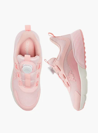 Kappa Girls' Panelled Sports Shoes with Rotating Buckle Closure