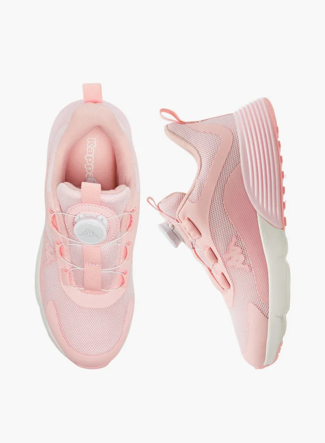 Kappa Girls' Panelled Sports Shoes with Rotating Buckle Closure